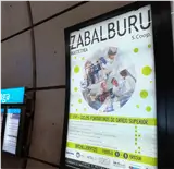 Mupi en Txurdinaga, Bilbao Mupi en Txurdinaga junto al metro en Bilbao